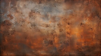 Rusty iron wall texture background wallpaper grunge generative ai