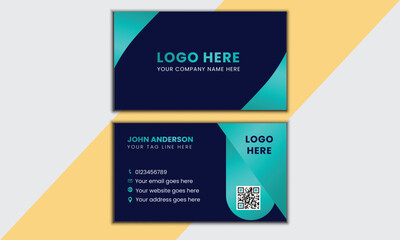 Modern business card template