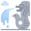 MERLION line icon,linear,outline,graphic,illustration