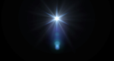 Wall Mural - star of jesus with rays of light. christmas star of the nativity of bethlehem, nativity of jesus chr