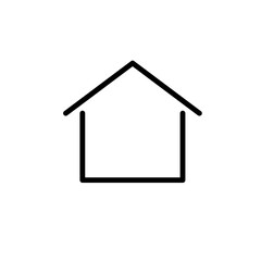 home icon, home page icon, house icon button