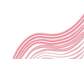 Canvas Print - abstract red wave background