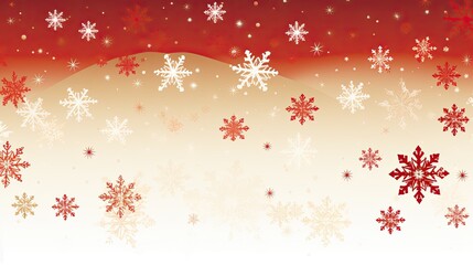 Wall Mural - Christmas wallpaper illustration winter landscape with trees and snow with copy text space