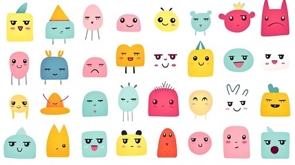  pattern with funny monsters