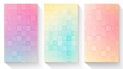 Poster - Colorful mosaic covers design Minimal geometric patternabstract background with squares