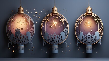 Poster - christmas tree decoration