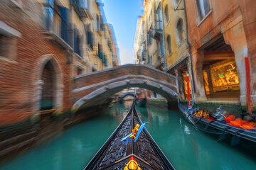 Wall Mural - Venice, Italy from a Gondola