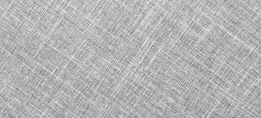 Sticker - gray burlap background, fabric texture from linen threads