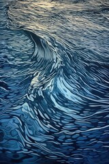 Poster - reflections on water creating wavy patterns, created with generative ai