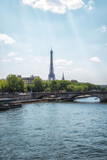 Fototapeta Dziecięca - Invalides Bridge and Eiffel Tower