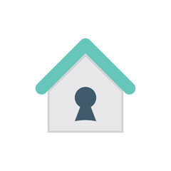 Wall Mural - House Icon, vector illustration 