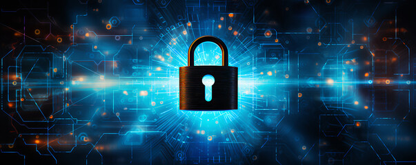 data protection and cyber security with cyber background
