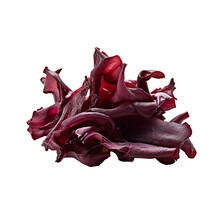 Front View Of Dulse Vegetable Isolated On Transparent White Background