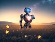 © karloss2006 - A robotic figure with a glowing heart