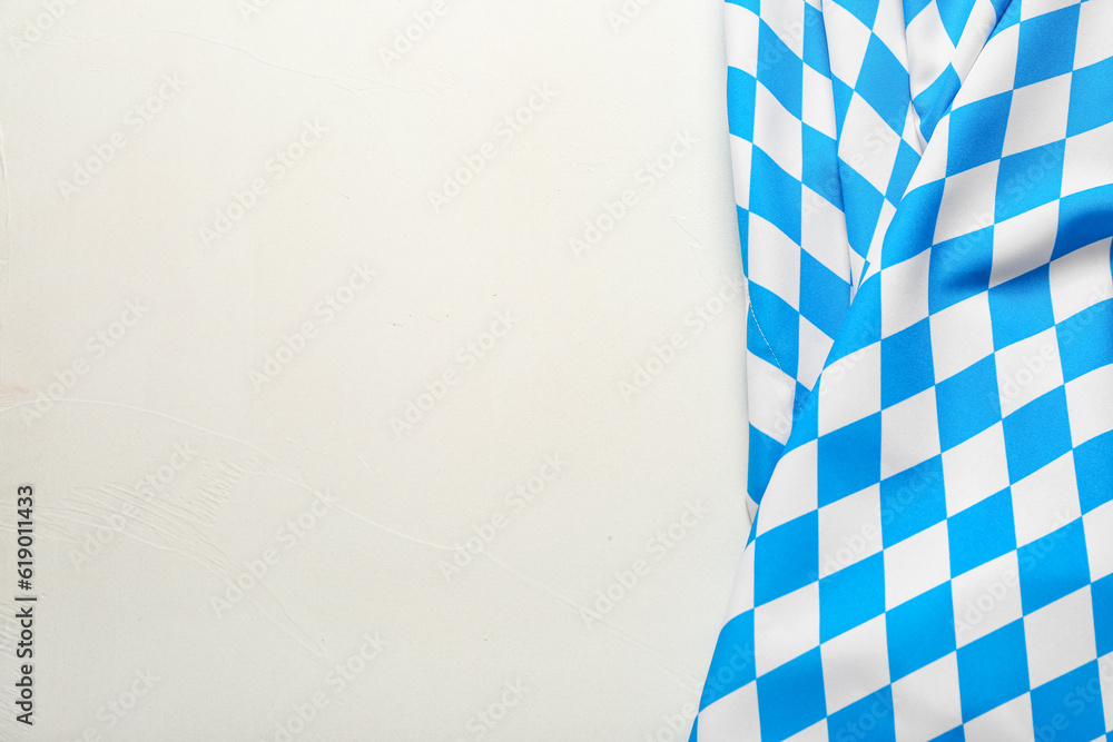 Flag of Bavaria on white background