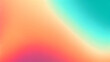 © Prasanth - Retro grainy gradient background noise texture effect summer poster design orange teal green pink abstract wave pattern