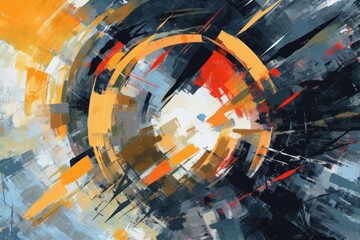 abstract background for web design, banner, business cover, wallpaper, generative ai
