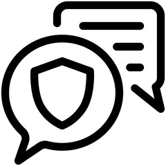 Sticker - communication icon