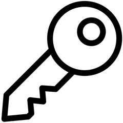 Sticker - key icon