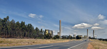 LOY YANG Power Station In The Latrobe Valley, Victoria From The Main Road-wide