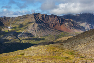mountains in tundra