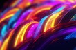 © pham - A close up of a multicolored abstract background, created with Generative Ai Technology