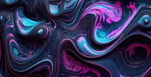 Abstract Background With Vibrant Blue, Pink, And Purple Swirls, Created With Generative Ai Technology