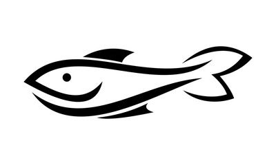 Wall Mural - fish vector logo illustration