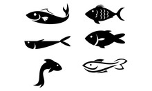 Set Fish Logo Template
