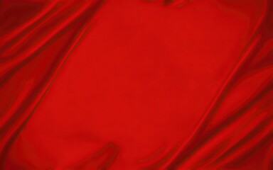 red  silk background with flowing lines,red stain  abstract background,  Wallpaper art design red abstract contemporary wave gradient texture with copyspace in middle 
