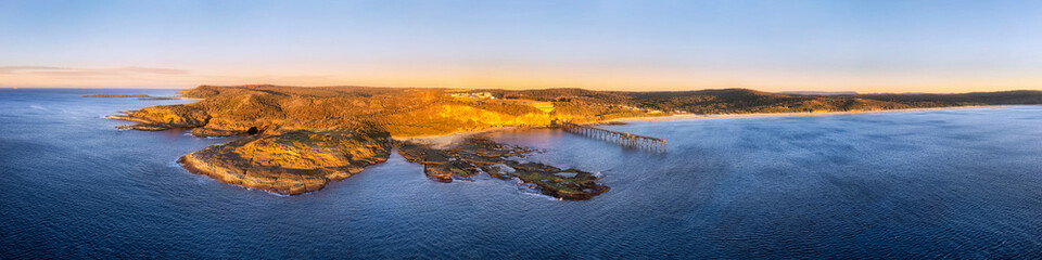 Poster - D CHB Rocks cape 2 beach rise pan