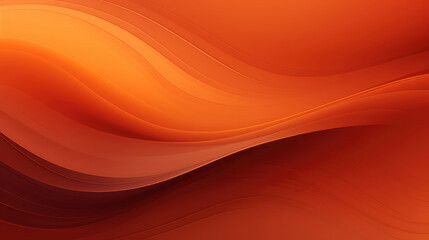 Wall Mural - Light Orange abstract line and wave gradient background. Generative Ai