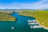 Bridge across Krka river in Croatia near Sibenik