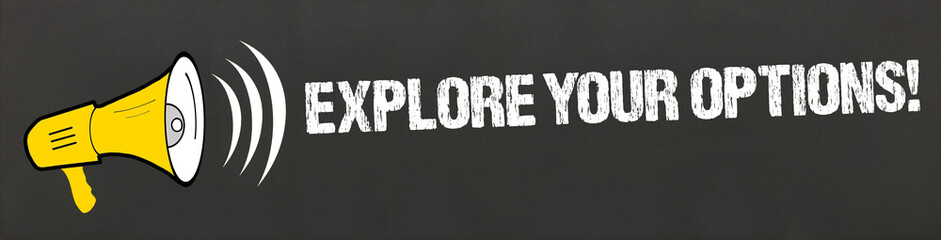 Sticker - Explore your options!