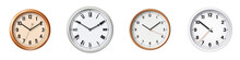 Clock Clipart Collection, Vector, Icons Isolated On Transparent Background