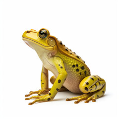 Sticker - frog on white background