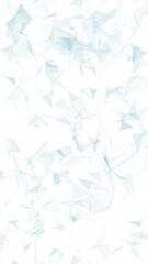 Wall Mural - triangles loop animation on white vertical background.