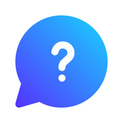 Poster - faq gradient icon