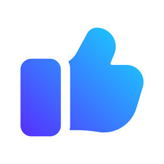 Sticker - like gradient icon