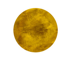 yellow full moon