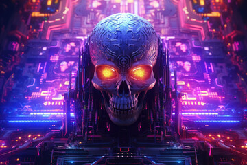 Wall Mural - Cyber Virus Concept