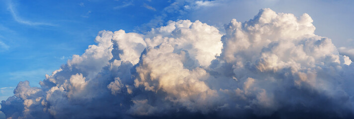 Wall Mural - clouds white soft in the vast blue sky