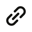 © ShafiqGFX - Web link icon black color isolated on transparent background.
