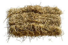 Straw Heap Isolated On Transparent Background.