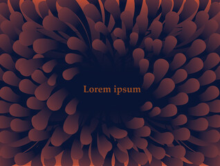 old style beautiful abstract background like anemone eps 10