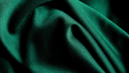 Wall Mural - green fabric cloth background texture