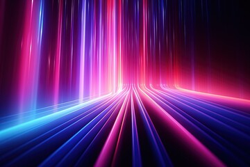 Wall Mural - abstract futuristic background with gold pink blue glowing neon moving high speed wave lines and bok