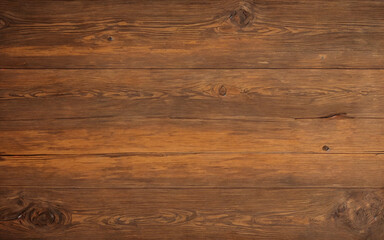 Surface of the old brown wood texture. Old dark textured wooden background. Top view. Generative AI