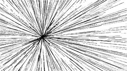 Circular starburst explosion texture. Distressed uneven grunge background. Abstract vector illustration. Overlay to create interesting effect and depth. Isolated on white background.