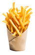 French fries craft pack on a white or transparent background